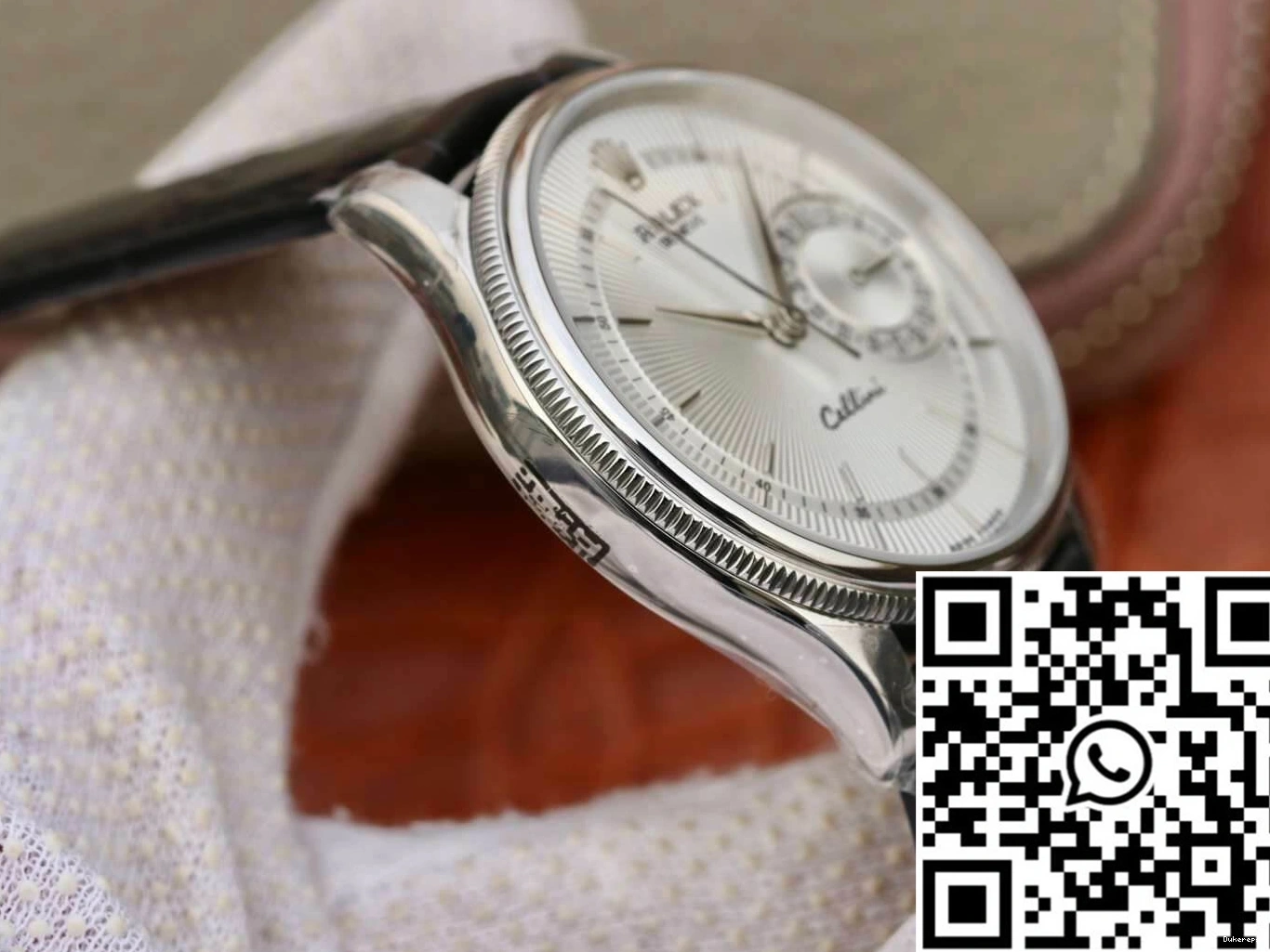 MKS White M50519-0006 Factory Rolex Dial Date Celini 0524